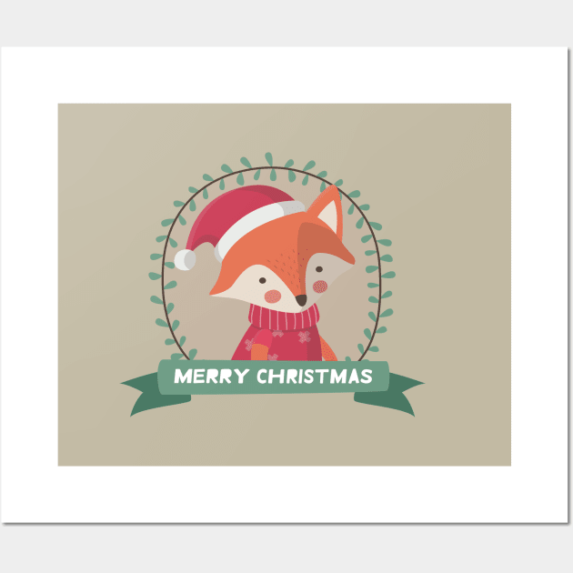 Woodland Christmas Wall Art by melomania